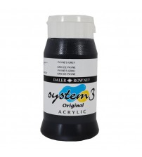 Daler Rowney System3 500 ml Akrilik Boya 065 Payne's Grey 